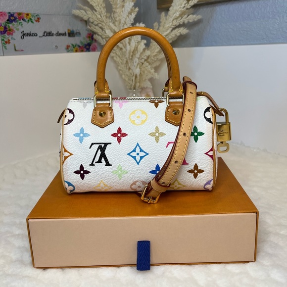 Louis Vuitton Handbags - ❌SOLD❌🎀LOUIS VUITTON NANO SPEEDY / MINI HL CLOTH HANDBAG X Takashi Murakami